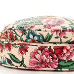 Matelasse Diagonal Brit Roses Print Mini Interlocking G Heart Shoulder Bag Multicolor