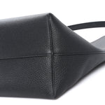 Grained Calfskin Medium N/S Park Tote Black