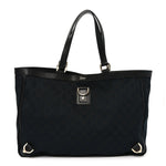 Monogram Large Abbey Tote Navy Black
