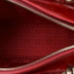 Patent Cannage Medium Lady Dior Red
