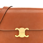 Natural Calfskin Medium Triomphe Tan