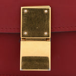 Box Calfskin Small Classic Box Flap Bag Red