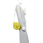 Box Calfskin Medium Bobby Flap Lime
