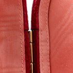 Snakeskin Broadway Mini Heart Top Handle Bag Rasberry Candy