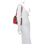 Calfskin Small Sylvie Shoulder Bag Hibiscus Red