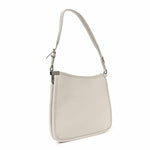 Calfskin Horsebit Slim Shoulder Bag White