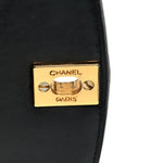 Lambskin Quilted Small Single Flap Black