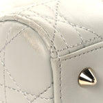 Lambskin Cannage Medium Lady Dior Grey