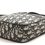 Oblique Messenger Pouch Beige Black