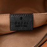 Vintage Effect Calfskin Matelasse Diagonal Torchon GG Marmont Belt Bag 95 38 Cognac