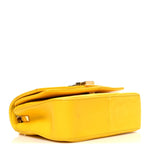 Lambskin Matelasse Chevron Monogram Small Sulpice Bag Mimosa