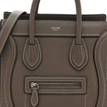 Drummed Calfskin Nano Luggage Souris