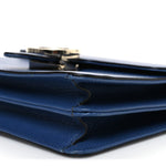 Dollar Calfskin Small Interlocking G Shoulder Bag Caspian