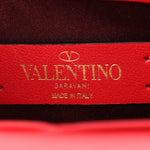 Calfskin Love Lab Go Logo Chain Pouch Rouge Pur