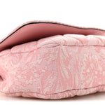 Baroque Jacquard Quilted Small Medusa Shoulder Bag Baby Pink