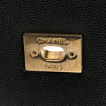 Caviar Quilted Small Coco Handle Flap Black