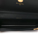 Lambskin Quilted CC Clutch On Chain Black