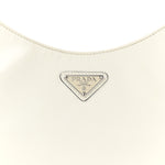 Spazzolato Cleo Adjustable Strap Shoulder Bag White