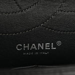 Aged Calfskin Quilted 2.55 Reissue 227 Flap Dark Grey