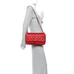 Calfskin Ultimate Stitch Flap Red