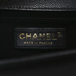 Caviar Quilted Medium Boy Flap Black