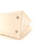 Cafskin Web Quilted Large Dionysus Tote Bag White