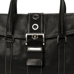 Calf Pocket Shoulder Bag Black