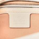 Calfskin Matelasse Small GG Marmont Shoulder Bag White