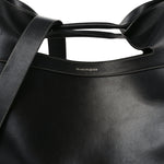 Calfskin Large The Bow Bag Black