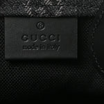 Denim Cuoio Harness GG Monogram Mini Ophidia Tote Bag  Black Medium Grey