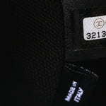 Calfskin Quilted CC Uniform Flap Belt Bag Black