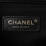 Lambskin Quilted Medium Boy Flap Black
