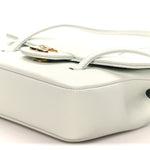 Shiny Caviar Mini Preppy Coco Shoulder Bag Light Blue