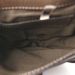 Calfskin Mini Marcie Round Crossbody Bag  Army Green