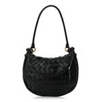 Nappa Intrecciato Small Gemelli Black