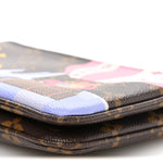 Monogram 2019 Christmas Animation Double Zip Pochette