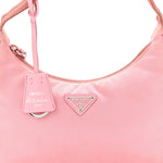 Tessuto Nylon Saffiano Mini Re-Edition 2000 Bag Rosa