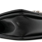 Caviar Quilted Small Boy Flap Black