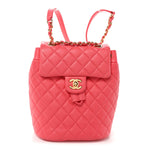 Lambskin Quilted Mini Urban Spirit Backpack Pink