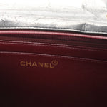 Lambskin Quilted XL Jumbo Single Flap Black