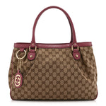 Monogram Medium Sukey Top Handle Tote Peonia Flower