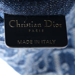 DIOR Denim Jacquard Oblique Large Toujours Blue