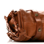 Calfskin Silverado Shoulder Bag Tan