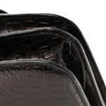 Matte Alligator Constance 18 Black