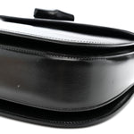 Boarded Dyana Lux Calfskin Web Monochrome Medium Bamboo 1947 Top Handle Bag Black