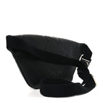 Piuma Calfskin Jumbo GG Embossed Small Belt Bag Black
