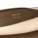 Canvas Calfskin August Hobo Cream