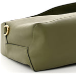 Calfskin Puzzle Hobo Avocado