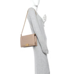Caviar Quilted New Medium Boy Flap Dark Beige