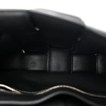 Lambskin Maxi Intreccio Padded Chain Cassette Crossbody Bag Black